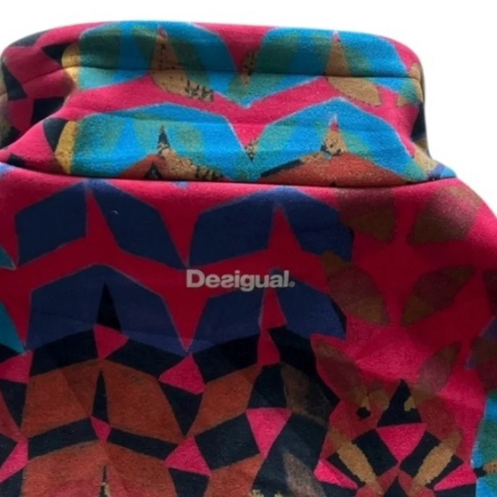 Desigual Retro Patch OLAHRAGA Jacket Size L/XL - Picture 11 of 16